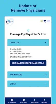 mybyram Medical Supply Orders android App screenshot 1